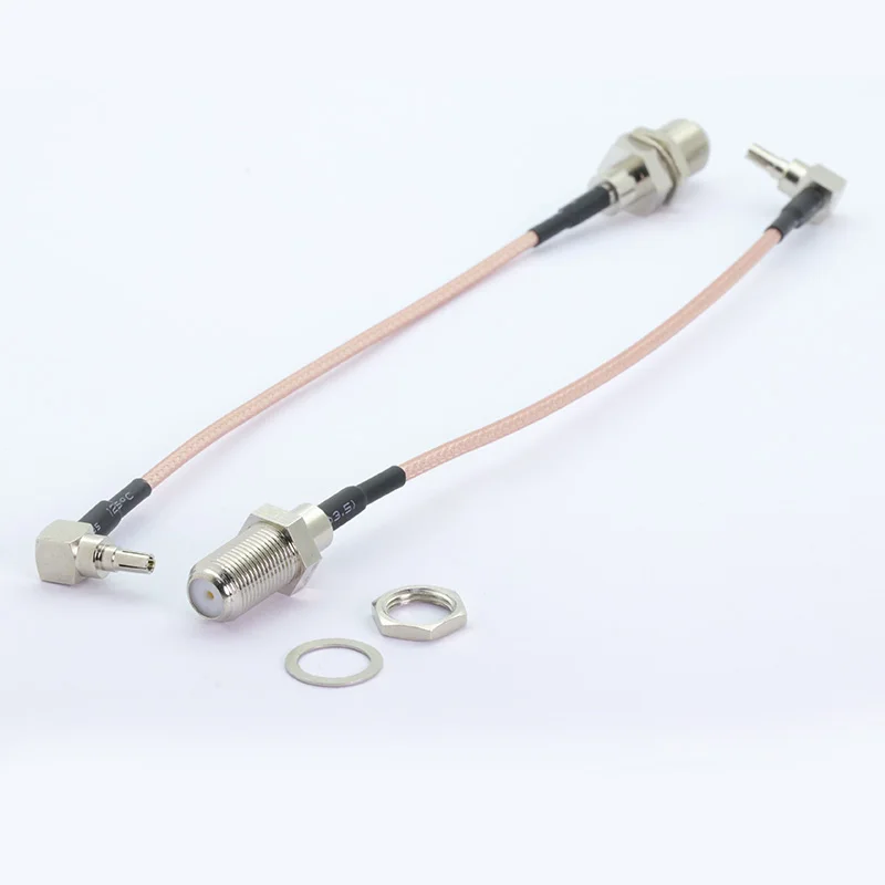100pcs/lot F to CRC9 Cable Female Male Right Angle RG316 Pigtail 15cm/50cm/100cm for Huawei 3G/4G USB Modem | Обустройство дома