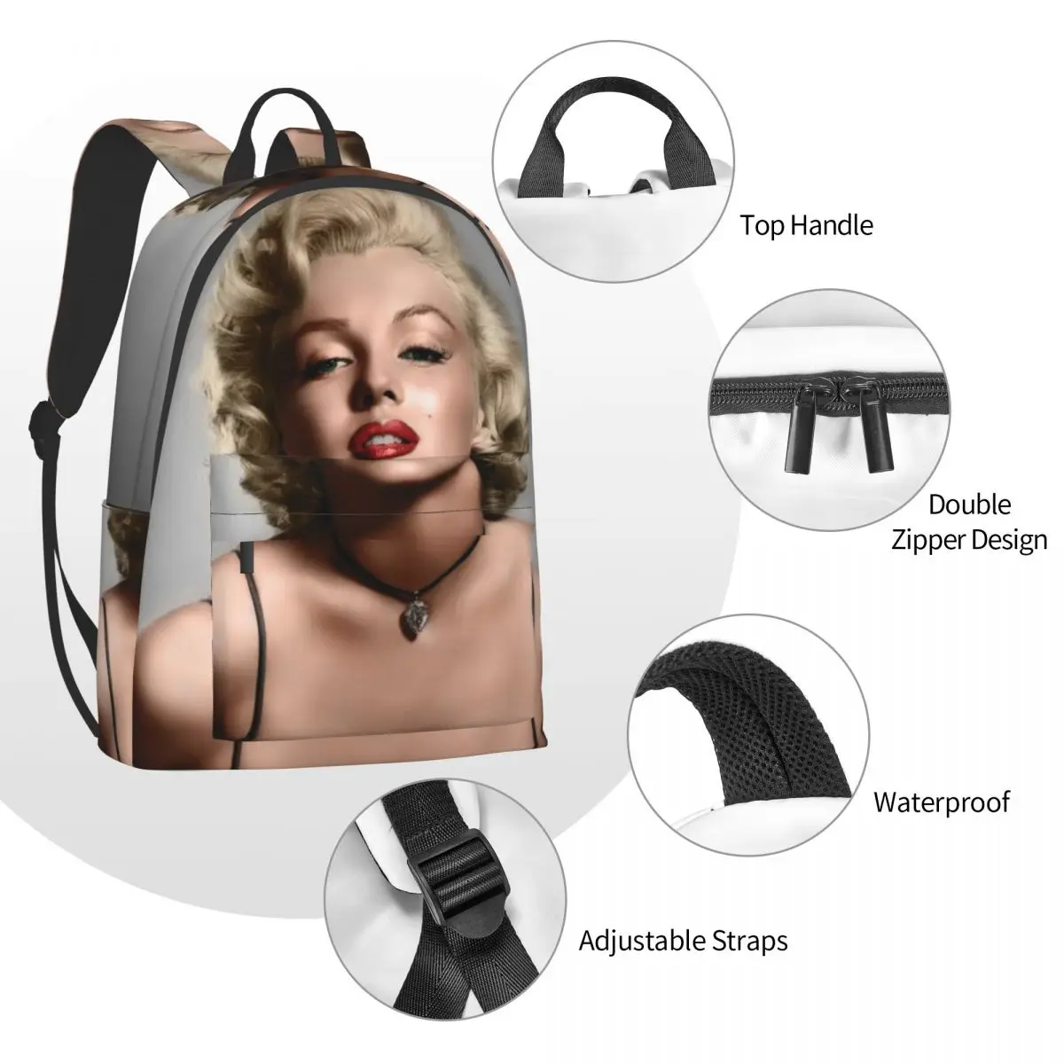 Рюкзак Marilyn Monroe для девочек и мальчиков рюкзак компьютера мужской женский | Багаж