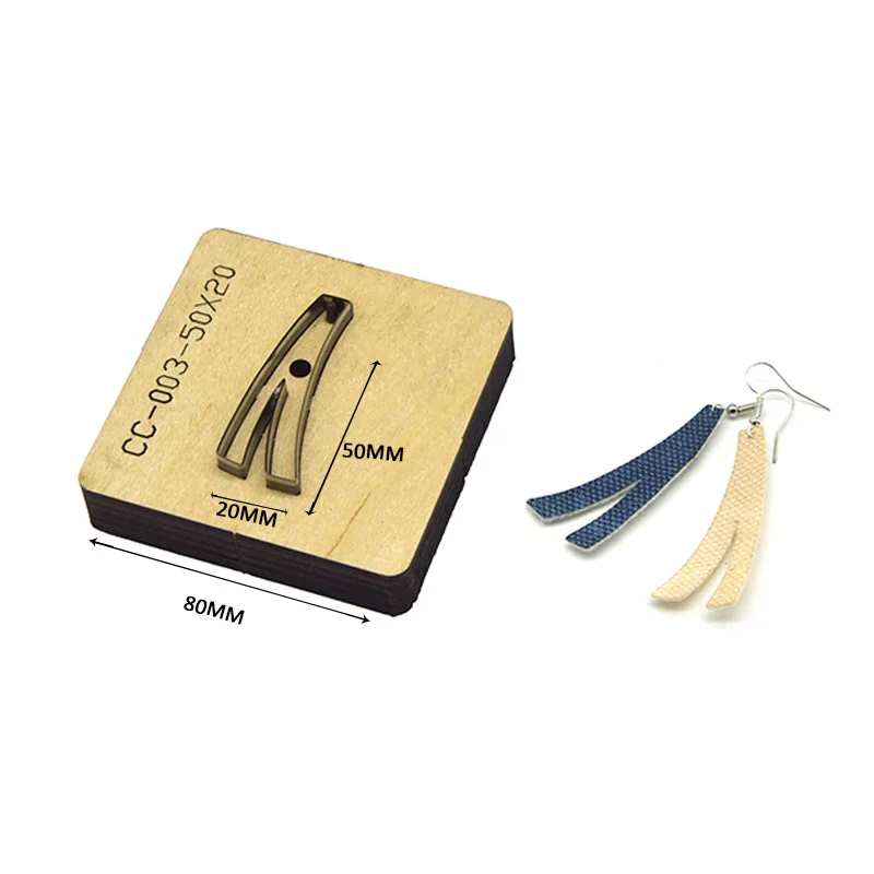 Новые деревянные штампованные серьги сделай сам крутая подвеска японская сталь