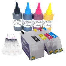 T252XL 27xl Refillable Ink Cartridge with dye sublimation ink For Epson WF-7710 WF-7720 WF-7210 WF-7220 WF2750 WF3640 Printers