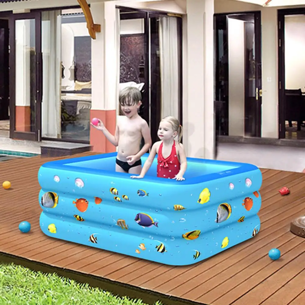 2/3 слоев рисунок чешуя надувные детские для малышей Swim Ванна Плавательный