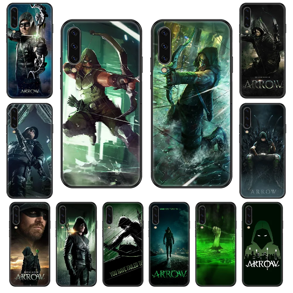 Чехол для Телефона DC Arrow Samsung Galaxy A 3 5 8 9 10 20 30 40 50 70 E S Plus 2016 2017 2018 2019 черный мягкий
