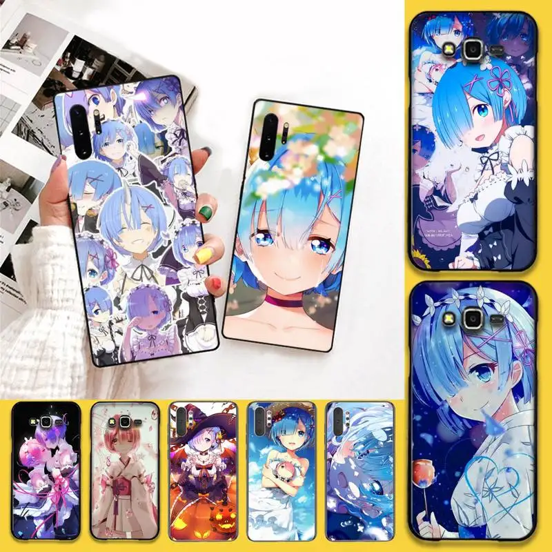 

Anime Re ZERO Ram Rem In Another World Painted Phone Case For Samsung Note 7 8 9 10 Lite Plus Galaxy J7 J8 J6 Plus 2018 Prime