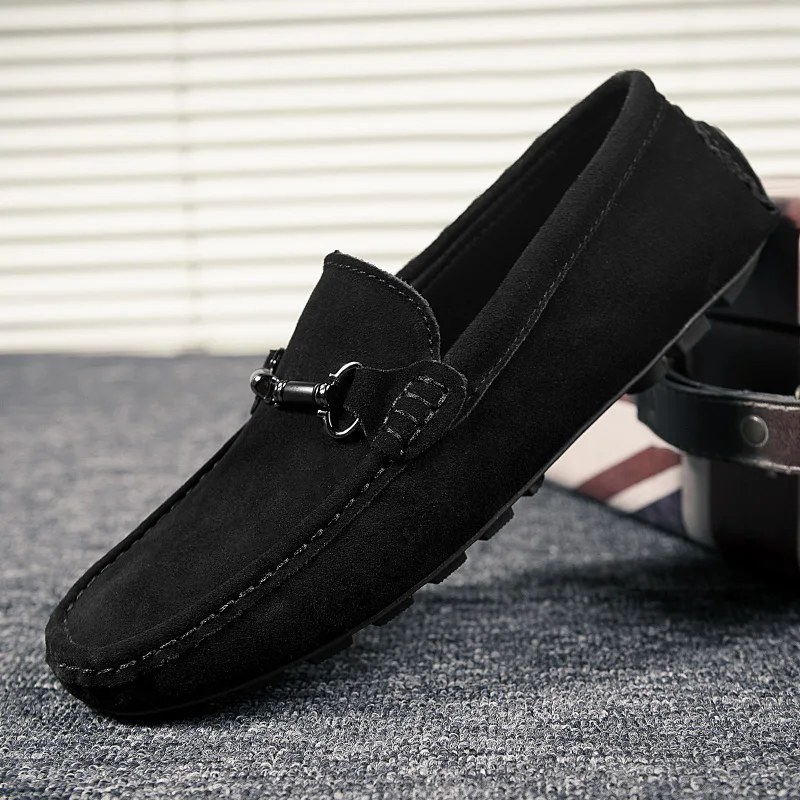 

2021 Fashion Moccasins Men Casual Shoes Comfy Breathable Leather Loafers Shoes Men Brand Boat Shoes Soft Classic Handmade Flats