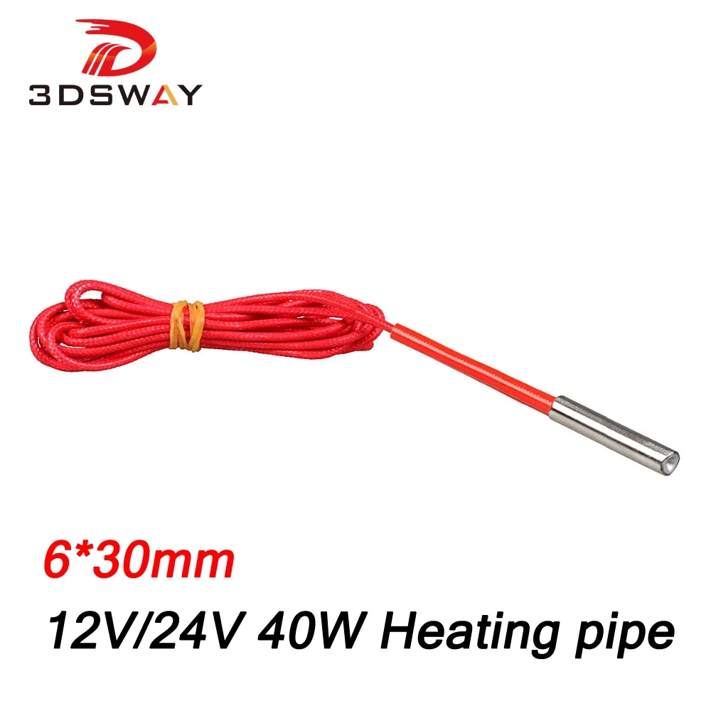3DSWAY 3D принтеры Запчасти 1M 12V/24V 40 Вт нагревательная труба патронного нагревателя