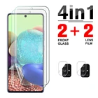 Гидрогелевая пленка для объектива 4 в 1 для Samsung Galaxy a71 a70 a72 a80 a8 a90 5g s plus 2018, Защита экрана для камеры 99d, не закаленное стекло
