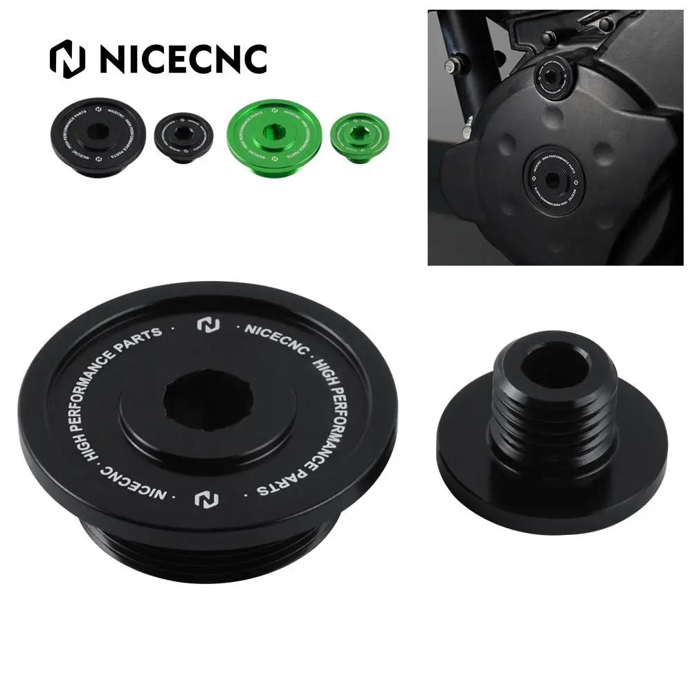 

For KAWASAKI KLR650 KLR 650 1987-2022 2021 2020 2019 2018 2017 2016 2015 Motorcycle Crankcase Engine Timing Cover Cap Plug