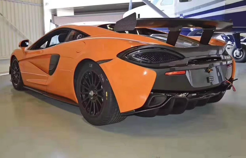 Автомобильный Стайлинг для mlaren 540 570S GT4, стильный задний спойлер из углеродного волокна, блестящая отделка, спойлер для багажника, губ, заднего крыла, набор для отделки крыла