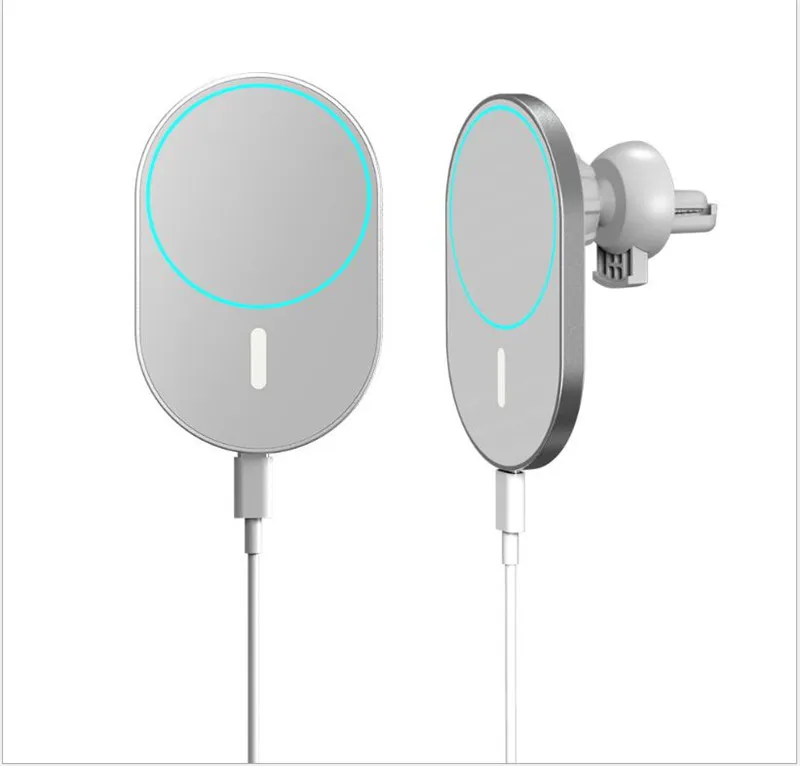 

Magnetic Car Wireless Charger, 15W Precise Positioning Strong Adsorption Safe Driving without Obstrction Tool