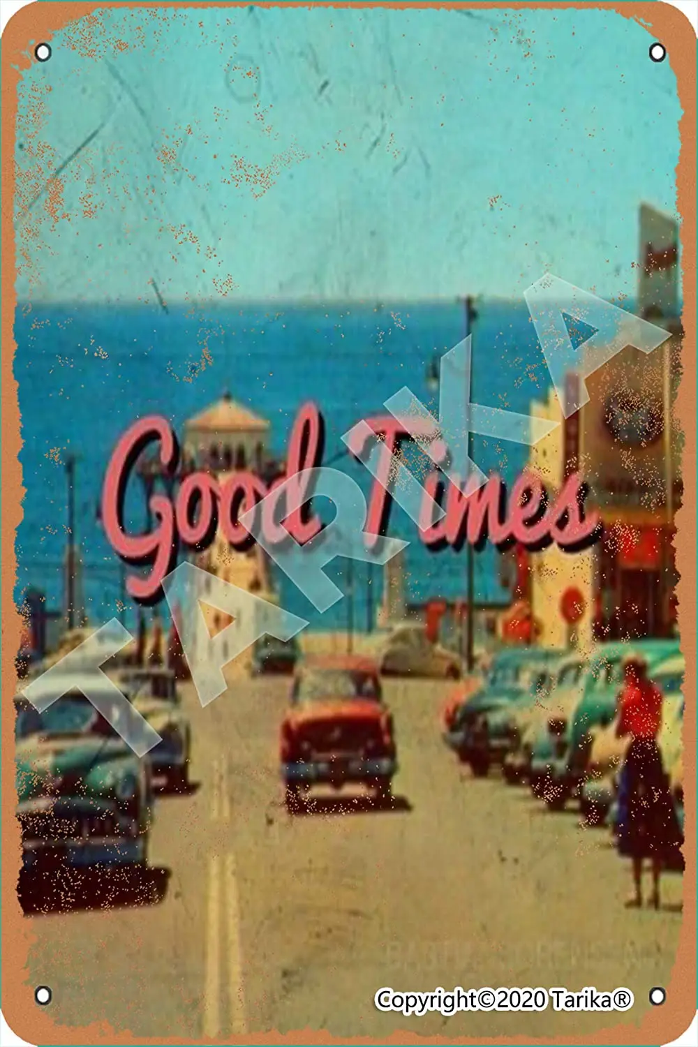 

Декоративный плакат Good Times в стиле ретро, 20 х30 см