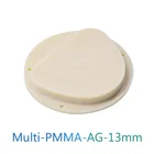 89*71*13 мм стоматологические PMMA фрезерные блоки для Amann Girrbach Многослойные PMMA блоки Стоматологический материал для временной моста