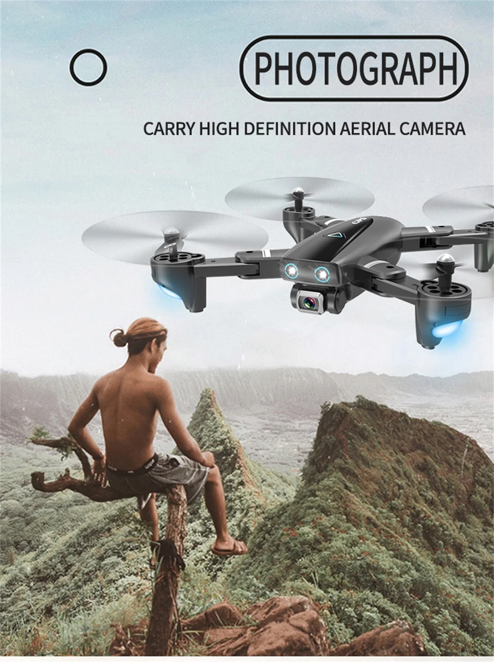 Дрон 4k HD камера gps Дрон 5G WiFi FPV 1080P без сигнала возврата RC вертолет полёт 20 минут Квадрокоптер Дрон с камерой