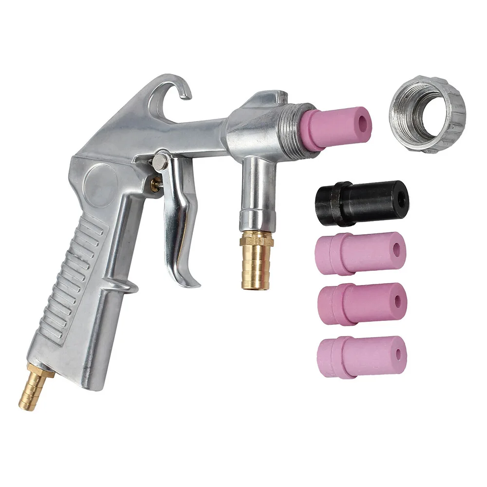 

Sandblasting Gun Sandblaster Feed Blast Gun Air Siphon Sand Blasting Abrasive Tool Ceramic Nozzles Tips Kit Power Tools