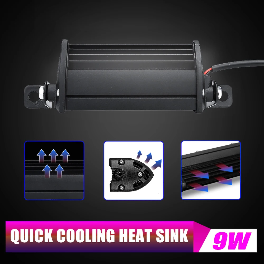 Светодиодные фары рабочего освещения 12 В 24 для тракторов грузовиков COB 4-дюймовая