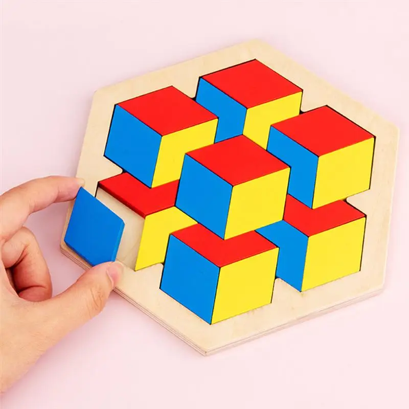

3 Pcs 3D Puzzles Educational Playthings Kids Educational Blocks Jigsaw Puzzles