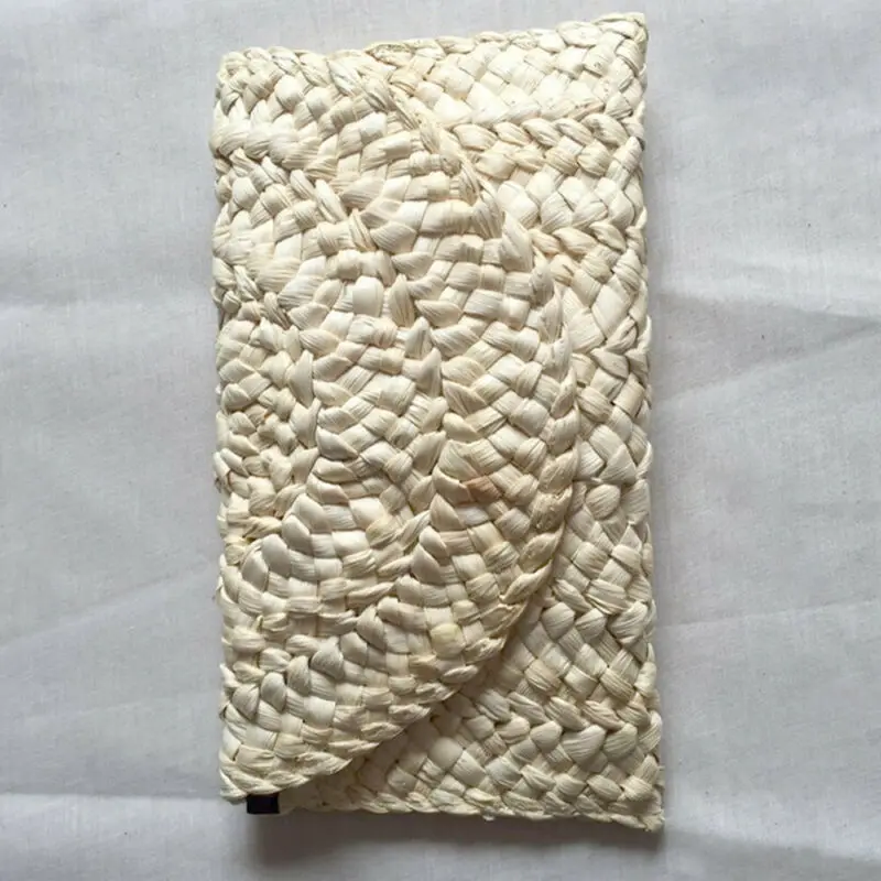 

2019 New Fashion Lady Women Summer Lovely Retro Straw Knitted Handbag For Key Money Beach Long Bag Clutch