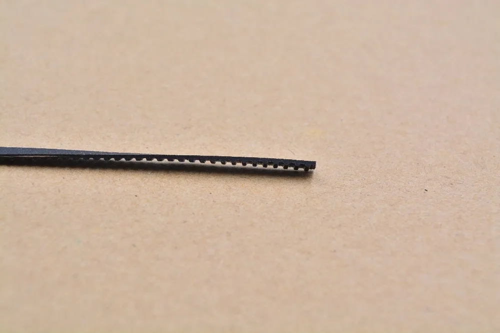 Ремень для 3D принтера открытый резиновый черный T2.5 ГРМ 1 метр Ширина 6 мм подходит