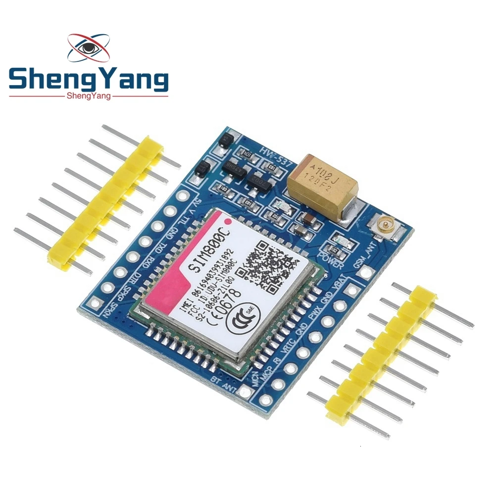 Плата разработки ShengYang SIM800C модуль GSM GPRS 5 В/3 3 в TTL IPEX с Bluetooth и TTS для Arduino STM32 C51