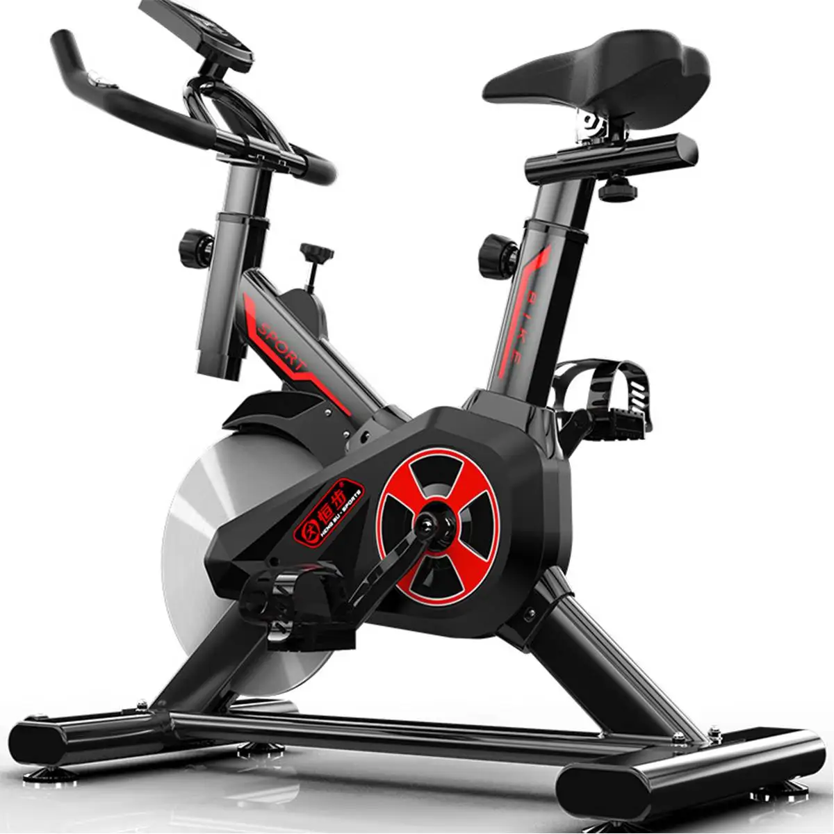 

NEW Exercise Cycling Bike-Belt Drive Indoor Exercise Bike Indoor Stationary Bike Home Cardio Gym Workout with LCD Monitor