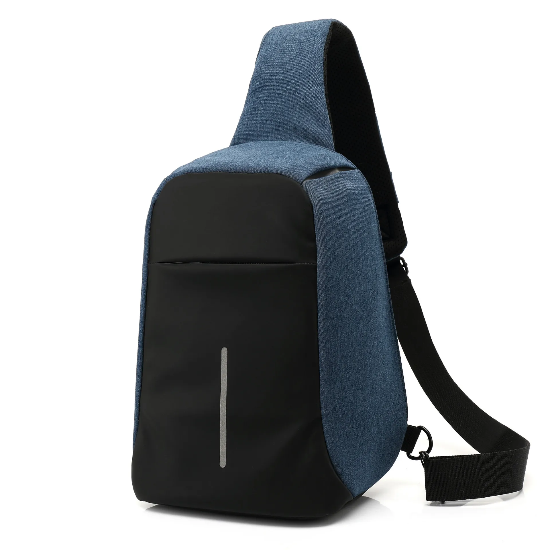 

Anti-theft Men's Chest Bag Outdoor Sports Usb Chest Bag Casual Large-capacity Trend Men's Messenger Bag