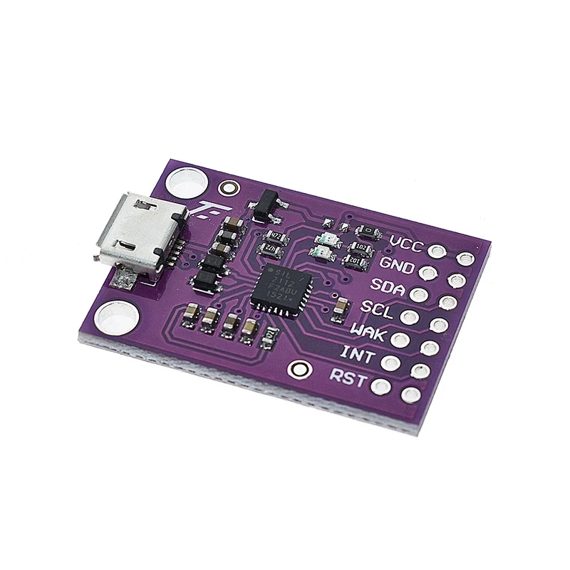 CP2112 плата отладки USB к SMBus I2C коммуникационный модуль 2 0 MicroUSB 2112 оценочный комплект