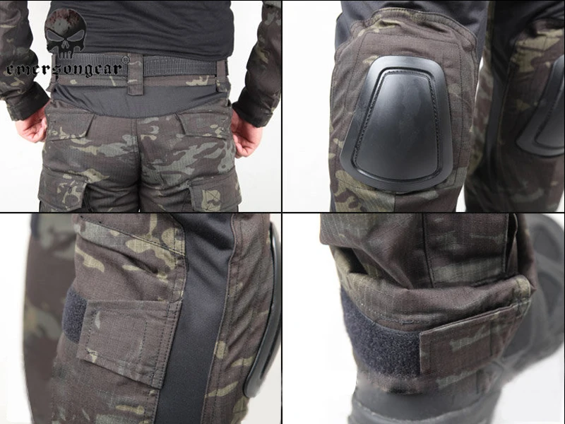 Emerson Gen2 Боевая искусственная Военная Униформа Мультикам черная EM6971|bdu shirt black|multicam