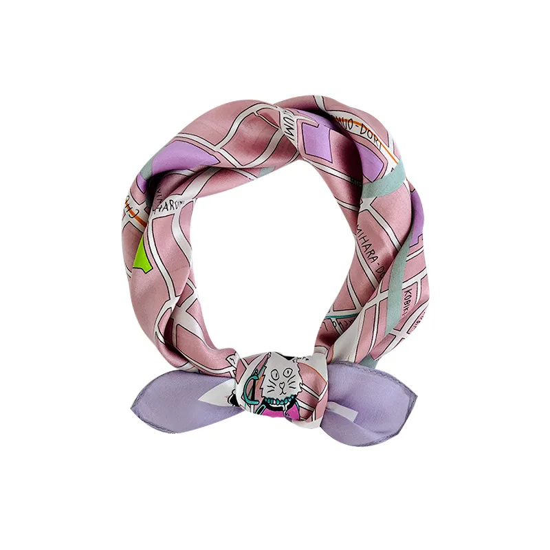 

New 2020 Brand 100% Natural Satin Real Silk Scarf Women Shawls Wraps Ladies Scarves Foulard Femme Bandana Hijab Pashmina