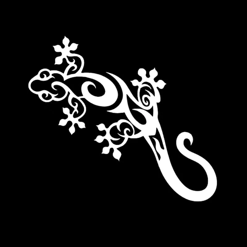 Крутая Милая ящерица Хамелеон декор для Авто/бампер/окно виниловая наклейка