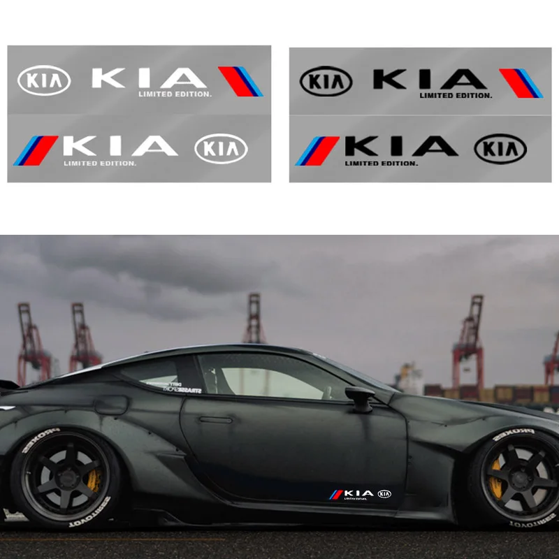 

2pcs Car Vinyl Fashion Creative Full Body Styling Stickers Decals for Kia Sportage Ceed Rio Picanto Proceed Sorento Stonic Soul