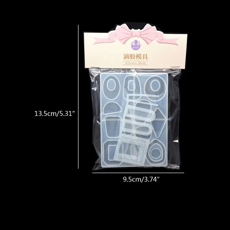 

Earrings Epoxy Resin Molds DIY Geometric Pendant Silicone Mold Handmade Neckalce Jewelry Making Tools