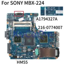 For SONY Vaio VPC-EA MBX-224 M961 Laptop Motherboard 1P-0106501-8011 A1794327A HM55 Notebook Mainboard