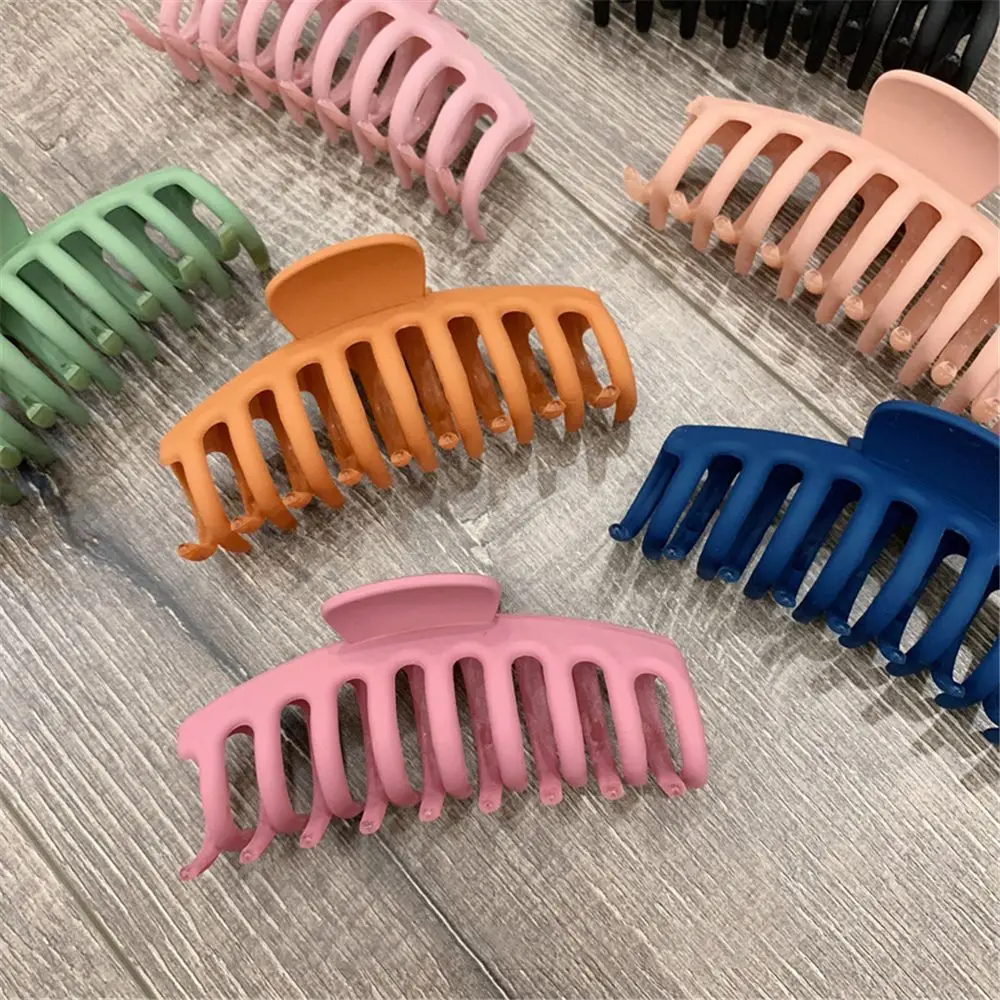 

1Pc Korean Solid Big Hair Claws Elegant Frosted Acrylic Hair Clips Hairpins Barrette Headwear for Women Girls Hair Accessories