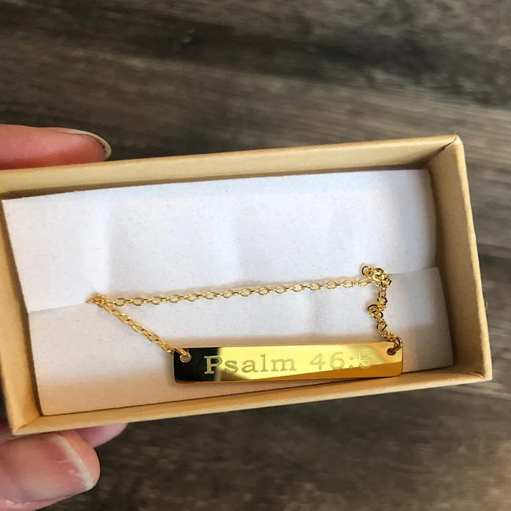 Персонализированное христианское ожерелье христианские ювелирные изделия