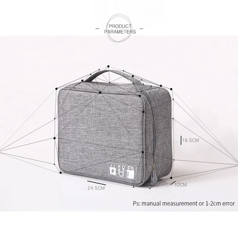 Дорожная сумка для хранения многофункциональная дорожная цифровая зарядного