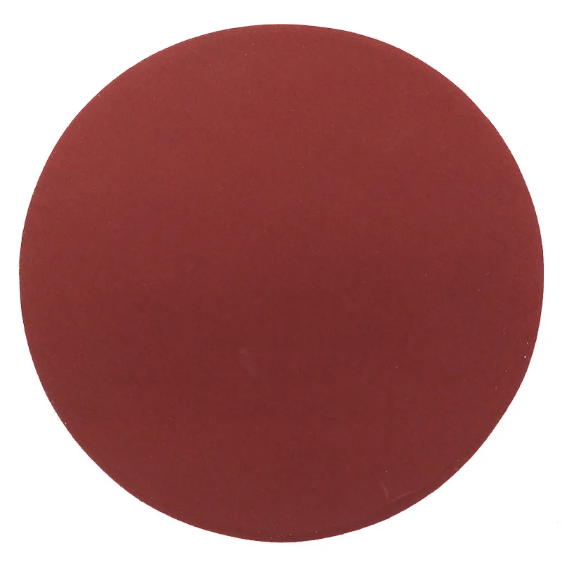 5Pcs 5 Inch Adhesive Red Sand Dry Grinding 125mm Viscose Sandpaper Wood Metal Polishing | Инструменты