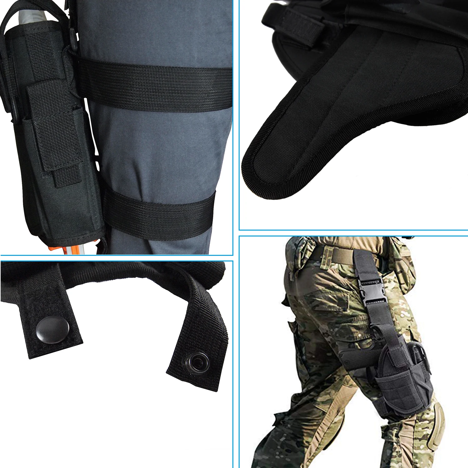 EKIND Регулируемая тактическая кобура для ног серии Nerf Blaster|nerf tactical|nerf eliteholster for |