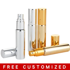 Портативный многоразовый флакон для духов с алюминиевым распылителем, 100 шт.лот, 10 мл
