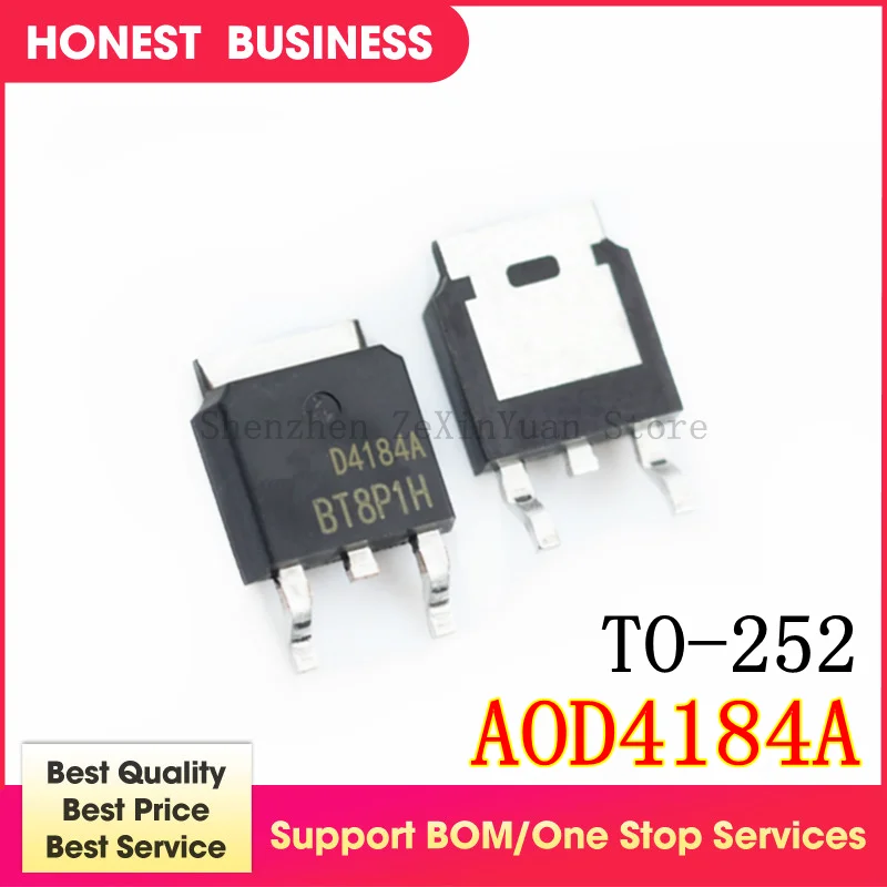 

50 .-100 ./ AOD4184A TO-252 D4184A TO252 AOD4184 D4184 40V 50A