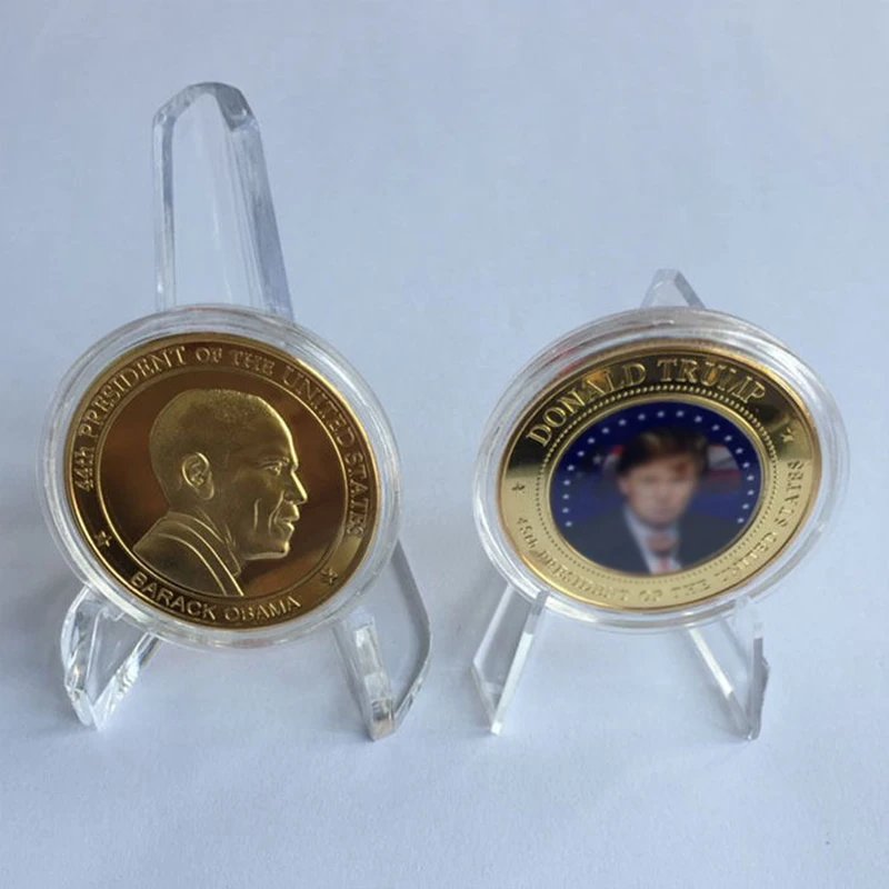 2 Прозрачные Пластиковые монеты минералы пластины карты значок Мольберт Дисплей