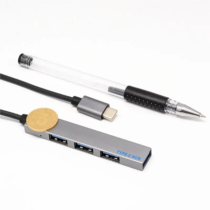 4 в 1 usb-хаб Тип-C USB-C адаптер с USB 3 Порты и разъёмы для Pro T-809A |