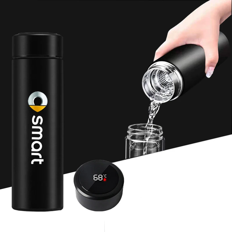 

Car Sticker Stainless Steel Thermos Cup Coffee Cup for Smart 451 Brabus Smart 453 Fortwo Forfour Car Accessories Car Decor
