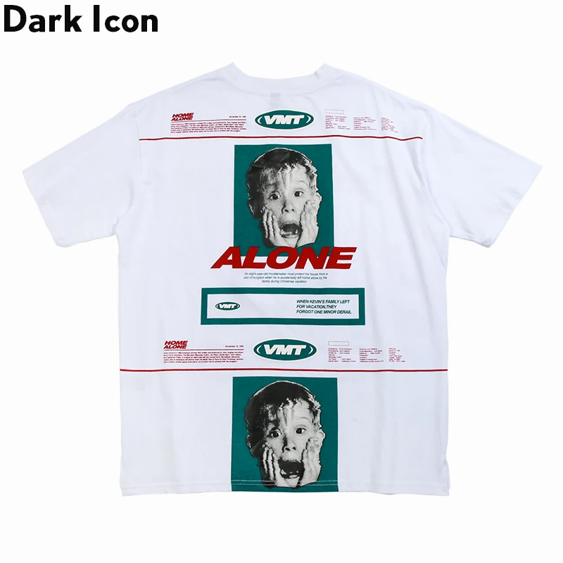 Футболка с коротким рукавом Dark Icon мужская и женская футболка в стиле хип хоп