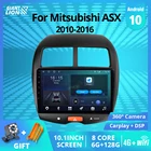 Автомагнитола для Mitsubishi ASX 10,0-2010, мультимедийный проигрыватель с Android 2016, GPS, радио, DSP, стереоприемник, Автомобильный видео, IGO, типоразмер 2DIN