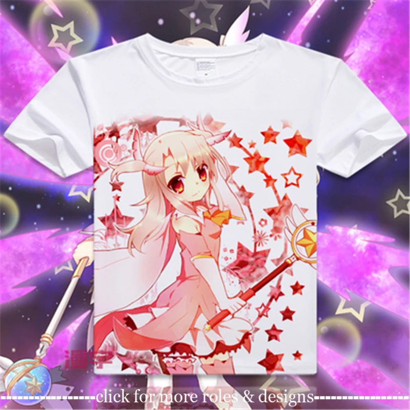 Костюм для косплея Fate kaleid призма илля иллясвела фон эйнзберн футболка с коротким