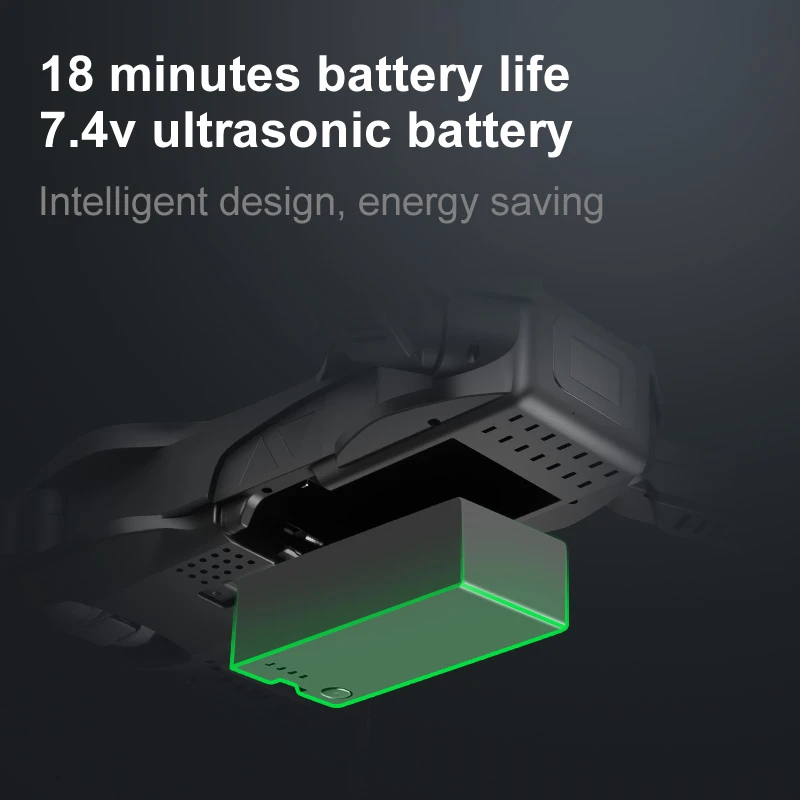 

RC Drone 4K HD Camera WiFi FPV Optical-Flow Follow Quadcopter Keep Flying Height RC Helicopter Toys Gift