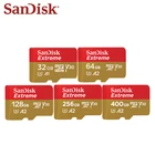 Sandisk TF карта, 400 ГБ флэш-карта 64 Гб A2 4K U3 V30 256 ГБ Micro SD карта 32 Гб C10 мини-карта памяти 128 ГБ высокоскоростной бизнес-подарок