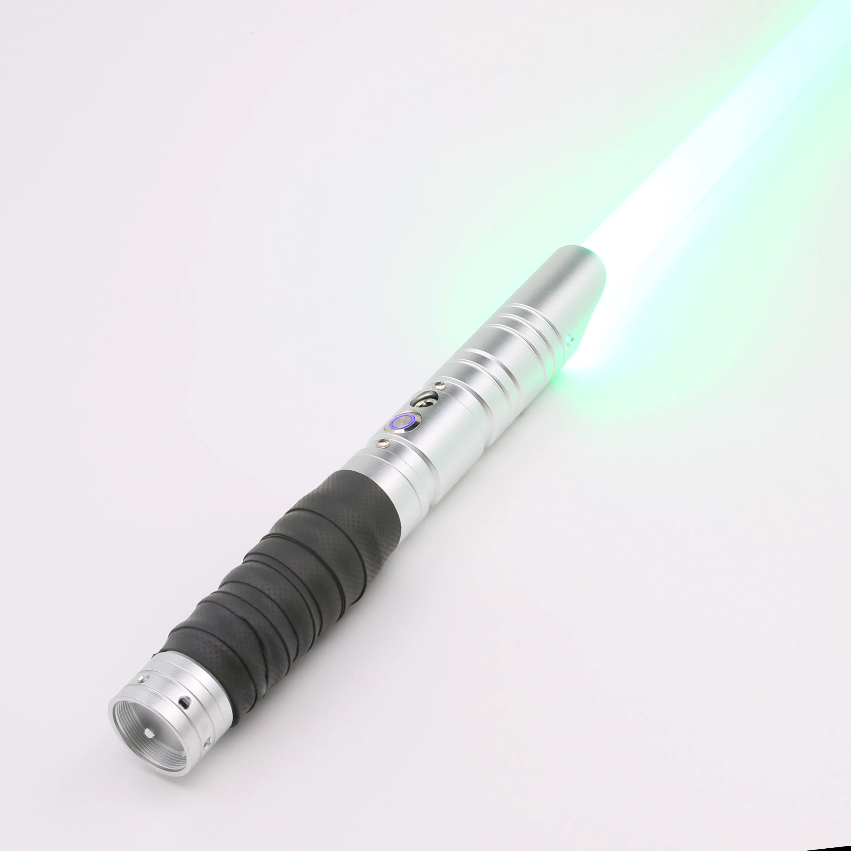 Sable de luz LED de 12 colores, empu&ntilde;adura de Metal pesado, X-TREX, ajuste de fuerza, 10 sondas, espada Blaster, regalo-1