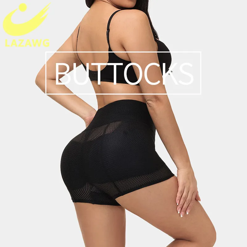 LAZAWG Womens Butt Lifter Waist Trainer Body ShaperTummy Control Shapewear Strap Booty Padded Fake Ass Sexy Hip Enhancer Panties