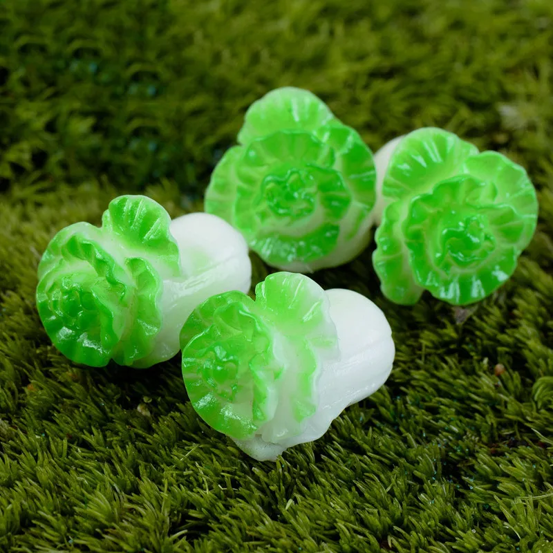 1 шт. капуста овощи завод Китай Корея Модель маленькая Статуя Статуэтка Ремесла