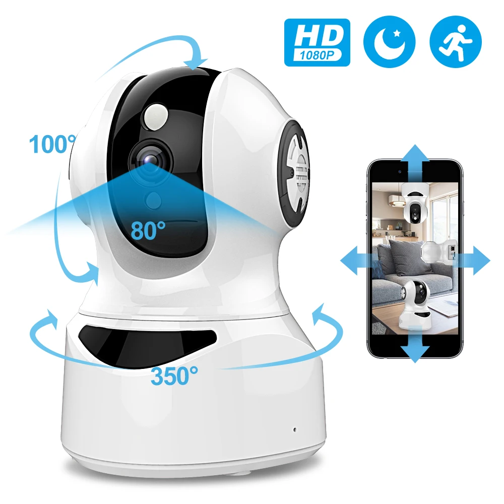 IP камера 2 Мп 1080P Wi Fi ИК ночное видение|Камеры видеонаблюдения| |